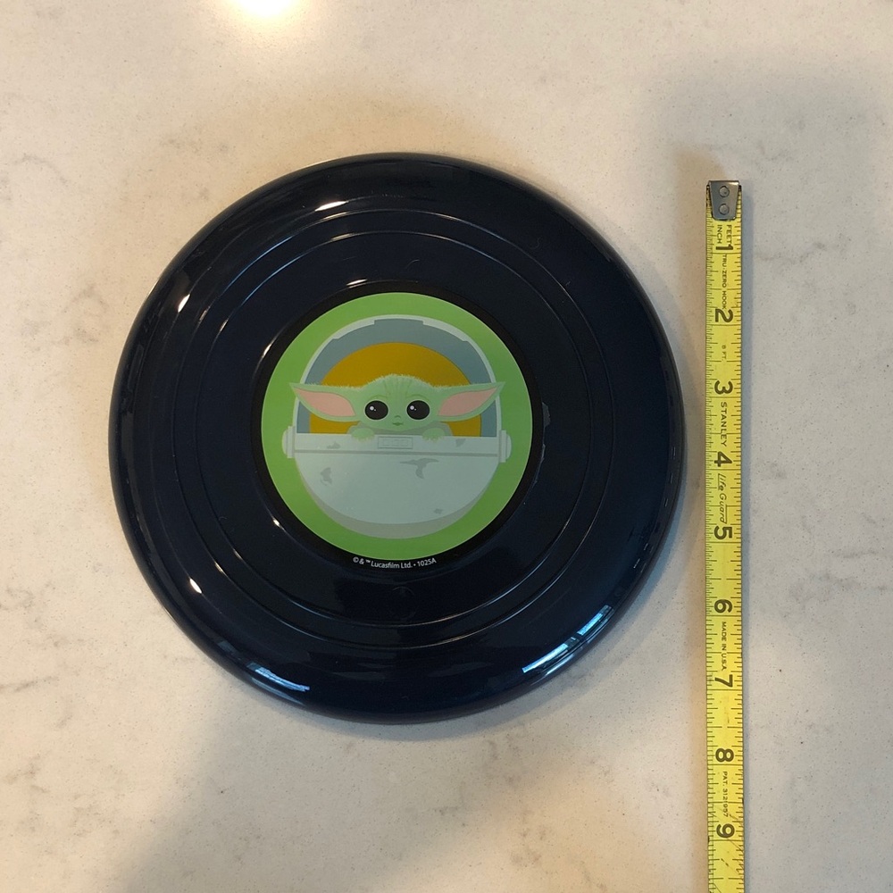Star Wars Grogu Flying Disc - Black and Green